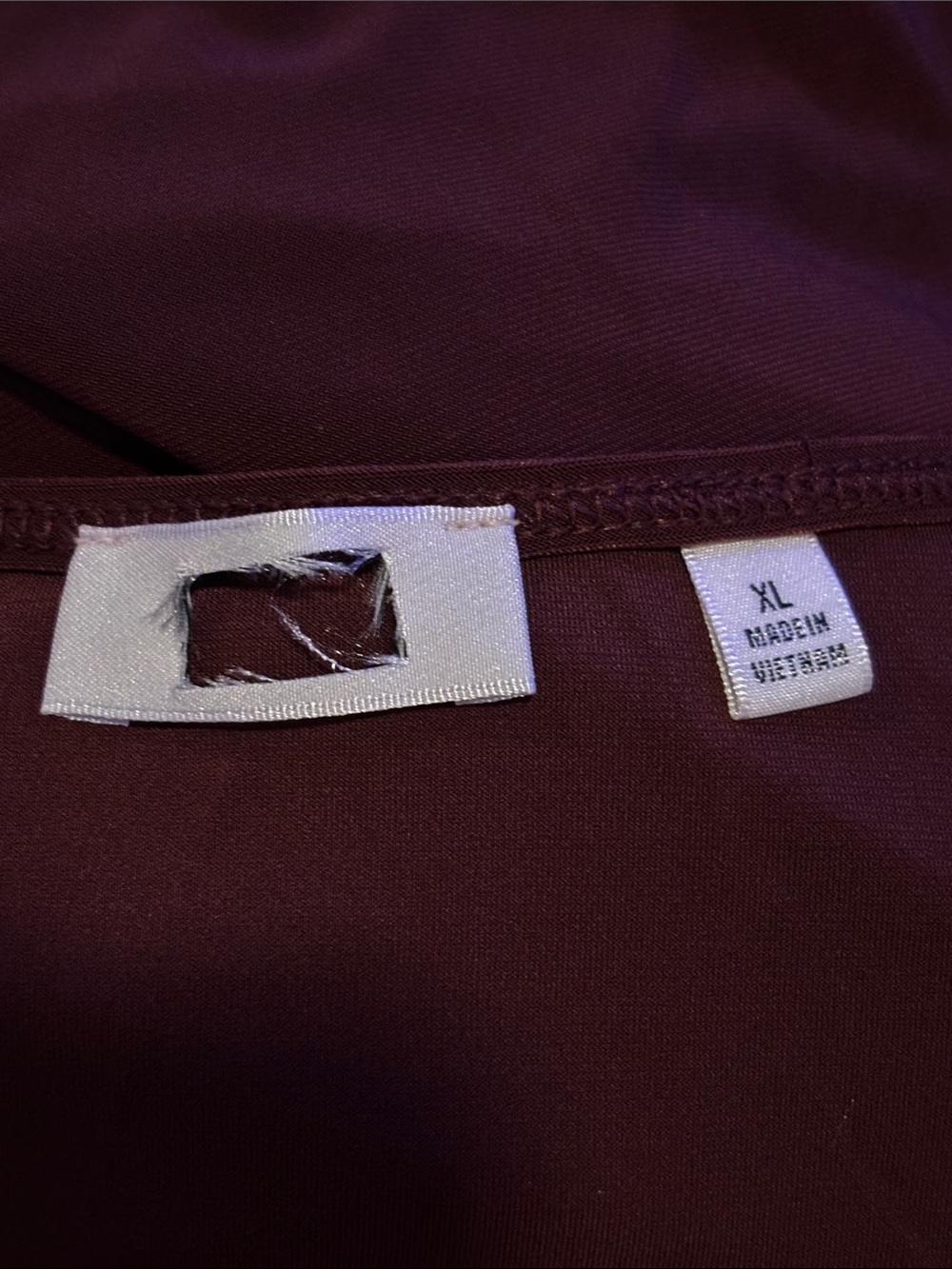 NWOT Aritzia Wilfred Remedy Open Back Long Sleeve Sumac Burgundy Dress XL - Picture 4 of 6